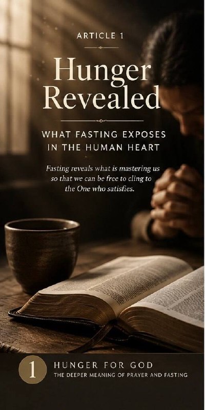 Hunger for God — What Fasting Reveals in the Human Heart | Moheb Mina