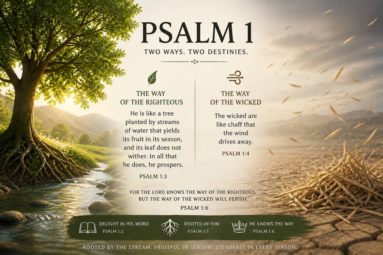 Psalm 1: Two Ways to Live — Rooted or Restless | Moheb Mina